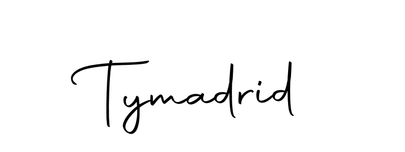 How to make Tymadrid name signature. Use Autography-DOLnW style for creating short signs online. This is the latest handwritten sign. Tymadrid signature style 10 images and pictures png