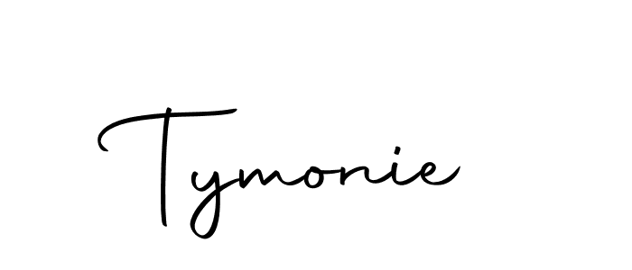 Design your own signature with our free online signature maker. With this signature software, you can create a handwritten (Autography-DOLnW) signature for name Tymonie. Tymonie signature style 10 images and pictures png