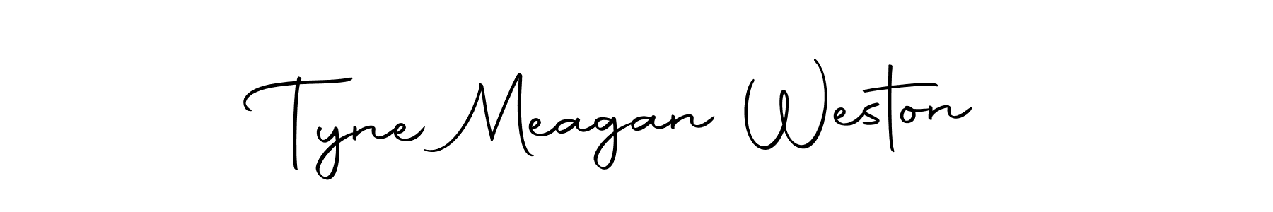 The best way (Autography-DOLnW) to make a short signature is to pick only two or three words in your name. The name Tyne Meagan Weston include a total of six letters. For converting this name. Tyne Meagan Weston signature style 10 images and pictures png