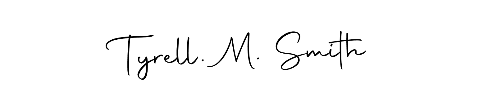 if you are searching for the best signature style for your name Tyrell. M. Smith. so please give up your signature search. here we have designed multiple signature styles  using Autography-DOLnW. Tyrell. M. Smith signature style 10 images and pictures png