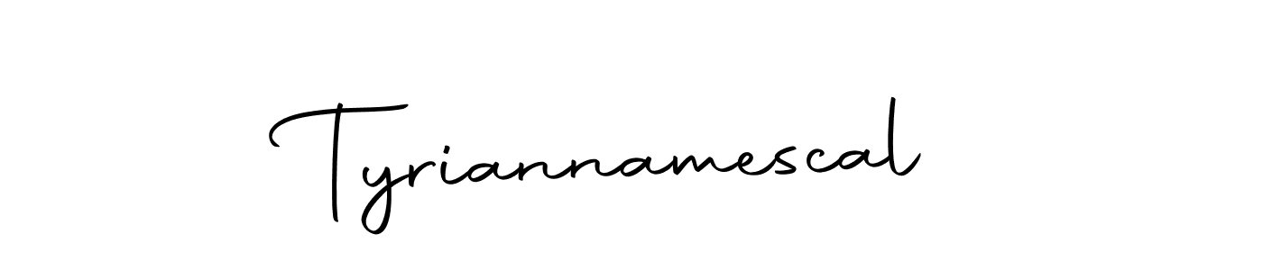 Tyriannamescal stylish signature style. Best Handwritten Sign (Autography-DOLnW) for my name. Handwritten Signature Collection Ideas for my name Tyriannamescal. Tyriannamescal signature style 10 images and pictures png