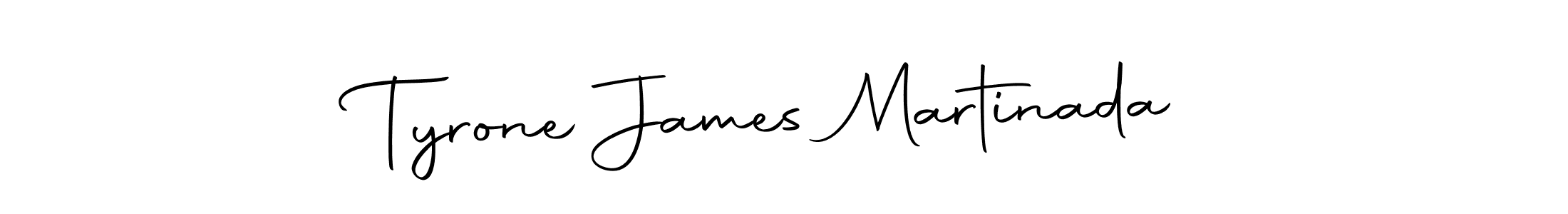 Make a beautiful signature design for name Tyrone James Martinada. With this signature (Autography-DOLnW) style, you can create a handwritten signature for free. Tyrone James Martinada signature style 10 images and pictures png