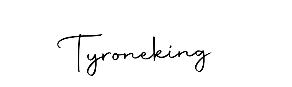 Design your own signature with our free online signature maker. With this signature software, you can create a handwritten (Autography-DOLnW) signature for name Tyroneking. Tyroneking signature style 10 images and pictures png