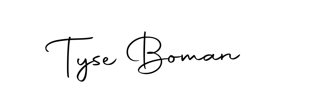 Make a short Tyse Boman signature style. Manage your documents anywhere anytime using Autography-DOLnW. Create and add eSignatures, submit forms, share and send files easily. Tyse Boman signature style 10 images and pictures png