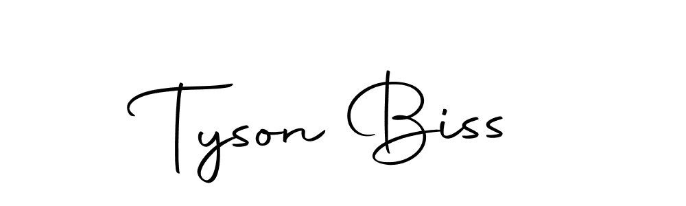 Make a beautiful signature design for name Tyson Biss. With this signature (Autography-DOLnW) style, you can create a handwritten signature for free. Tyson Biss signature style 10 images and pictures png