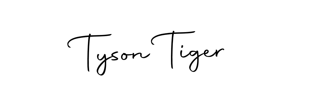 Create a beautiful signature design for name Tyson Tiger. With this signature (Autography-DOLnW) fonts, you can make a handwritten signature for free. Tyson Tiger signature style 10 images and pictures png