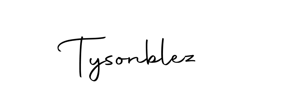 How to make Tysonblez signature? Autography-DOLnW is a professional autograph style. Create handwritten signature for Tysonblez name. Tysonblez signature style 10 images and pictures png
