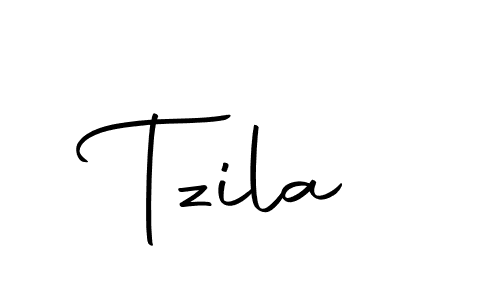 Design your own signature with our free online signature maker. With this signature software, you can create a handwritten (Autography-DOLnW) signature for name Tzila. Tzila signature style 10 images and pictures png