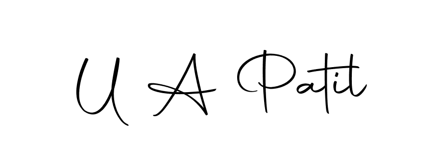 Here are the top 10 professional signature styles for the name U A Patil. These are the best autograph styles you can use for your name. U A Patil signature style 10 images and pictures png