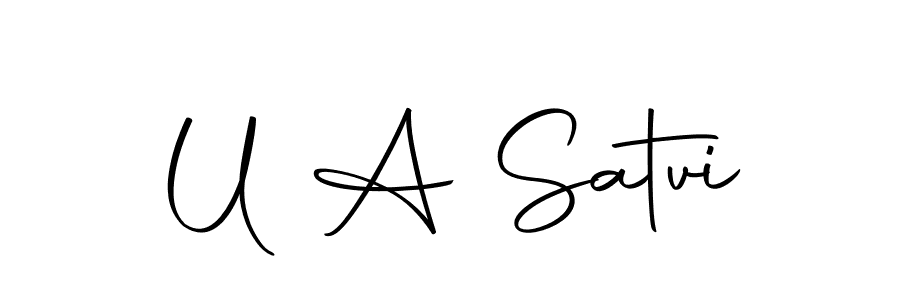Make a short U A Satvi signature style. Manage your documents anywhere anytime using Autography-DOLnW. Create and add eSignatures, submit forms, share and send files easily. U A Satvi signature style 10 images and pictures png