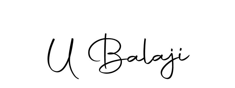 The best way (Autography-DOLnW) to make a short signature is to pick only two or three words in your name. The name U Balaji include a total of six letters. For converting this name. U Balaji signature style 10 images and pictures png