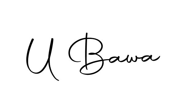 This is the best signature style for the U Bawa name. Also you like these signature font (Autography-DOLnW). Mix name signature. U Bawa signature style 10 images and pictures png