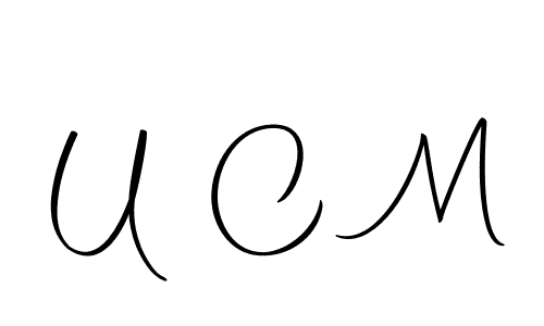 Here are the top 10 professional signature styles for the name U C M. These are the best autograph styles you can use for your name. U C M signature style 10 images and pictures png