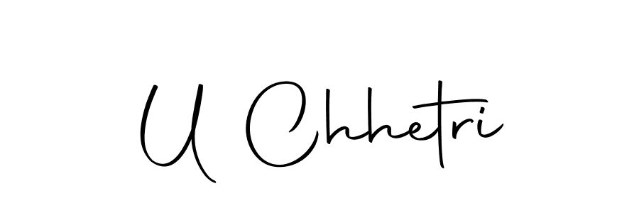 You can use this online signature creator to create a handwritten signature for the name U Chhetri. This is the best online autograph maker. U Chhetri signature style 10 images and pictures png