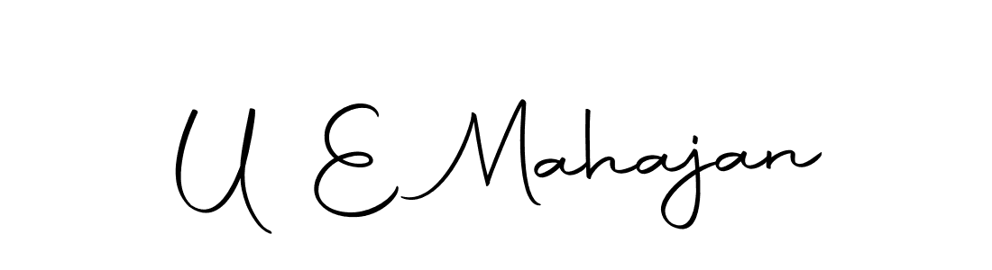 Autography-DOLnW is a professional signature style that is perfect for those who want to add a touch of class to their signature. It is also a great choice for those who want to make their signature more unique. Get U E Mahajan name to fancy signature for free. U E Mahajan signature style 10 images and pictures png
