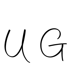 How to make U G name signature. Use Autography-DOLnW style for creating short signs online. This is the latest handwritten sign. U G signature style 10 images and pictures png