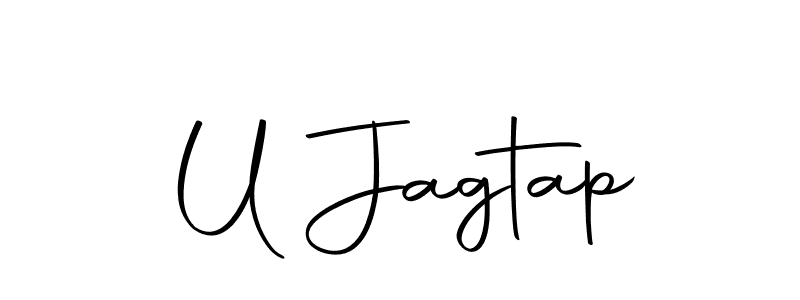 Also You can easily find your signature by using the search form. We will create U Jagtap name handwritten signature images for you free of cost using Autography-DOLnW sign style. U Jagtap signature style 10 images and pictures png