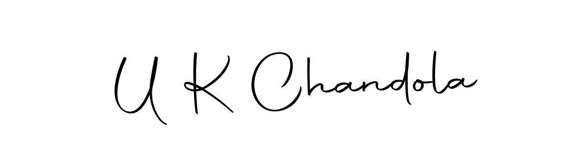Use a signature maker to create a handwritten signature online. With this signature software, you can design (Autography-DOLnW) your own signature for name U K Chandola. U K Chandola signature style 10 images and pictures png