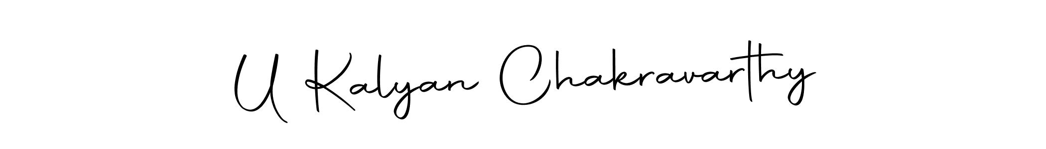 Similarly Autography-DOLnW is the best handwritten signature design. Signature creator online .You can use it as an online autograph creator for name U Kalyan Chakravarthy. U Kalyan Chakravarthy signature style 10 images and pictures png