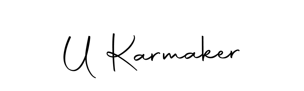 Also we have U Karmaker name is the best signature style. Create professional handwritten signature collection using Autography-DOLnW autograph style. U Karmaker signature style 10 images and pictures png