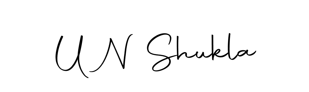 This is the best signature style for the U N Shukla name. Also you like these signature font (Autography-DOLnW). Mix name signature. U N Shukla signature style 10 images and pictures png