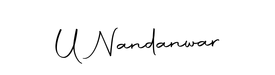 Autography-DOLnW is a professional signature style that is perfect for those who want to add a touch of class to their signature. It is also a great choice for those who want to make their signature more unique. Get U Nandanwar name to fancy signature for free. U Nandanwar signature style 10 images and pictures png