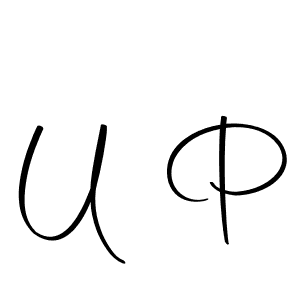 How to make U P name signature. Use Autography-DOLnW style for creating short signs online. This is the latest handwritten sign. U P signature style 10 images and pictures png