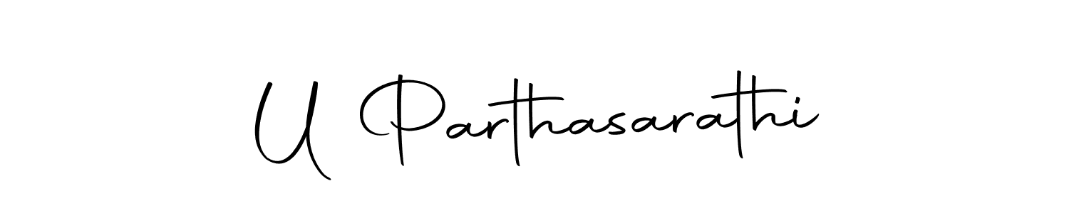 U Parthasarathi stylish signature style. Best Handwritten Sign (Autography-DOLnW) for my name. Handwritten Signature Collection Ideas for my name U Parthasarathi. U Parthasarathi signature style 10 images and pictures png