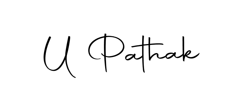 It looks lik you need a new signature style for name U Pathak. Design unique handwritten (Autography-DOLnW) signature with our free signature maker in just a few clicks. U Pathak signature style 10 images and pictures png