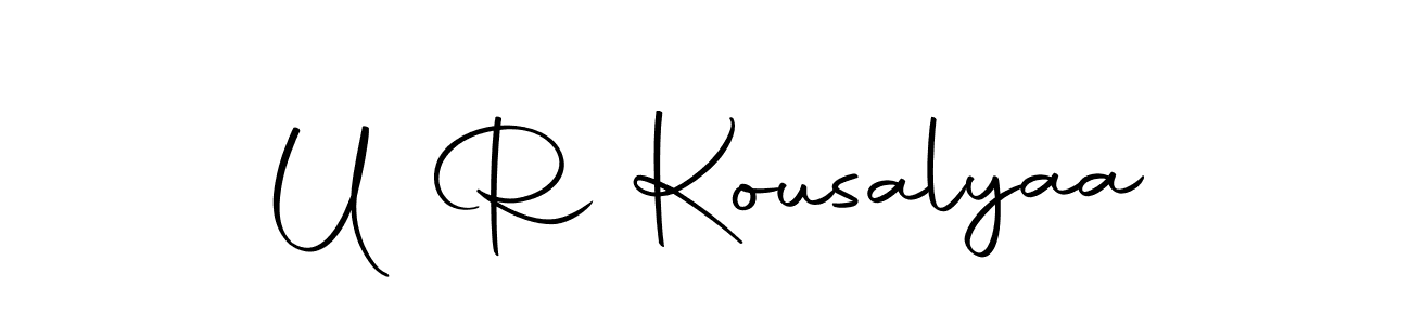 Once you've used our free online signature maker to create your best signature Autography-DOLnW style, it's time to enjoy all of the benefits that U R Kousalyaa name signing documents. U R Kousalyaa signature style 10 images and pictures png