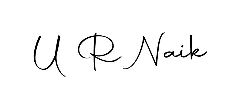 You should practise on your own different ways (Autography-DOLnW) to write your name (U R Naik) in signature. don't let someone else do it for you. U R Naik signature style 10 images and pictures png