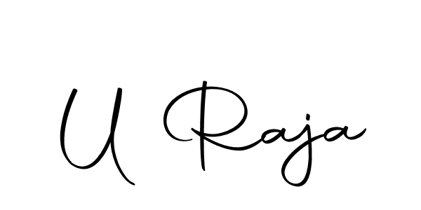 You can use this online signature creator to create a handwritten signature for the name U Raja. This is the best online autograph maker. U Raja signature style 10 images and pictures png