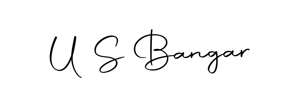 if you are searching for the best signature style for your name U S Bangar. so please give up your signature search. here we have designed multiple signature styles  using Autography-DOLnW. U S Bangar signature style 10 images and pictures png