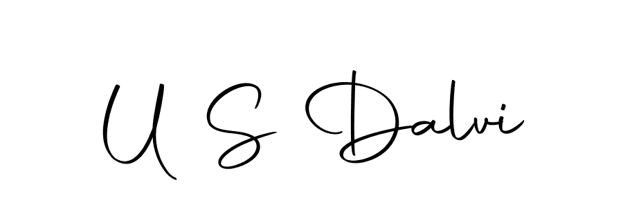 Also we have U S Dalvi name is the best signature style. Create professional handwritten signature collection using Autography-DOLnW autograph style. U S Dalvi signature style 10 images and pictures png