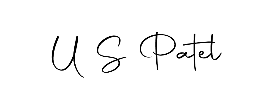 if you are searching for the best signature style for your name U S Patel. so please give up your signature search. here we have designed multiple signature styles  using Autography-DOLnW. U S Patel signature style 10 images and pictures png