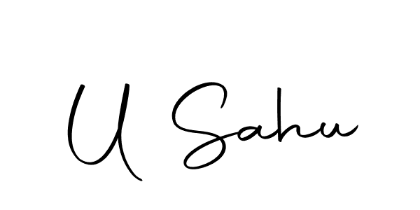 Autography-DOLnW is a professional signature style that is perfect for those who want to add a touch of class to their signature. It is also a great choice for those who want to make their signature more unique. Get U Sahu name to fancy signature for free. U Sahu signature style 10 images and pictures png