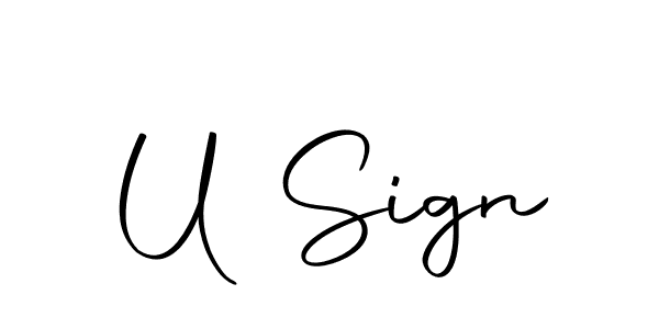 Similarly Autography-DOLnW is the best handwritten signature design. Signature creator online .You can use it as an online autograph creator for name U Sign. U Sign signature style 10 images and pictures png