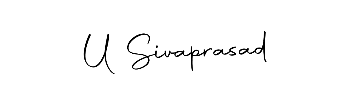 How to Draw U Sivaprasad signature style? Autography-DOLnW is a latest design signature styles for name U Sivaprasad. U Sivaprasad signature style 10 images and pictures png