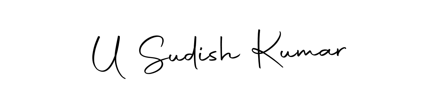 Also we have U Sudish Kumar name is the best signature style. Create professional handwritten signature collection using Autography-DOLnW autograph style. U Sudish Kumar signature style 10 images and pictures png