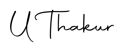 Stand out with a creative autograph for U Thakur. The Autography-DOLnW styling blends modern aesthetics with classic signature flourishes. U Thakur signature style 10 images and pictures png