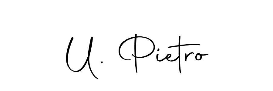 Also You can easily find your signature by using the search form. We will create U. Pietro name handwritten signature images for you free of cost using Autography-DOLnW sign style. U. Pietro signature style 10 images and pictures png