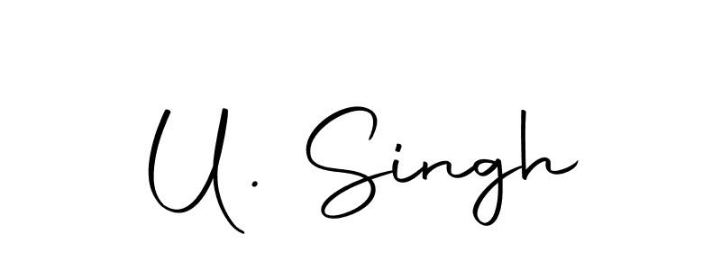 Once you've used our free online signature maker to create your best signature Autography-DOLnW style, it's time to enjoy all of the benefits that U. Singh name signing documents. U. Singh signature style 10 images and pictures png