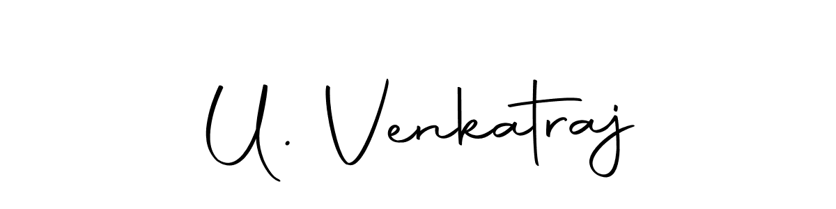 You can use this online signature creator to create a handwritten signature for the name U. Venkatraj. This is the best online autograph maker. U. Venkatraj signature style 10 images and pictures png