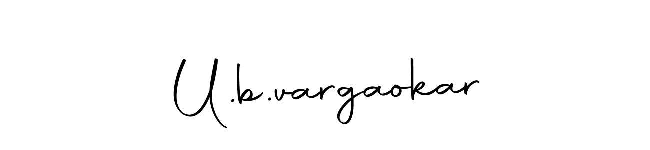 You can use this online signature creator to create a handwritten signature for the name U.b.vargaokar. This is the best online autograph maker. U.b.vargaokar signature style 10 images and pictures png