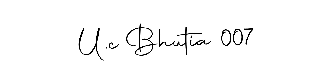 Here are the top 10 professional signature styles for the name U.c Bhutia 007. These are the best autograph styles you can use for your name. U.c Bhutia 007 signature style 10 images and pictures png