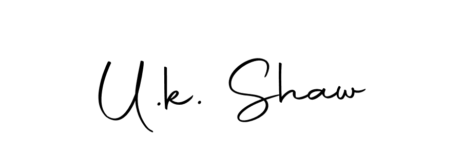 It looks lik you need a new signature style for name U.k. Shaw. Design unique handwritten (Autography-DOLnW) signature with our free signature maker in just a few clicks. U.k. Shaw signature style 10 images and pictures png