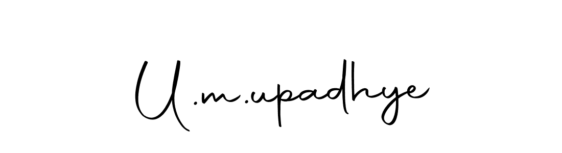 It looks lik you need a new signature style for name U.m.upadhye. Design unique handwritten (Autography-DOLnW) signature with our free signature maker in just a few clicks. U.m.upadhye signature style 10 images and pictures png