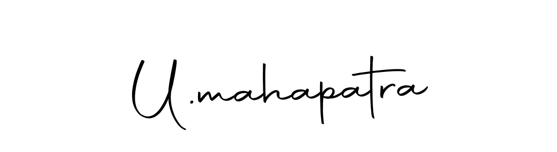 How to make U.mahapatra name signature. Use Autography-DOLnW style for creating short signs online. This is the latest handwritten sign. U.mahapatra signature style 10 images and pictures png