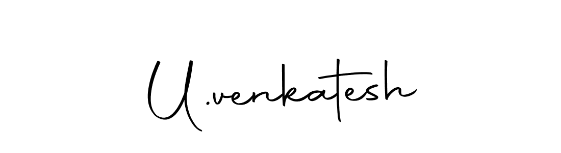 How to make U.venkatesh signature? Autography-DOLnW is a professional autograph style. Create handwritten signature for U.venkatesh name. U.venkatesh signature style 10 images and pictures png