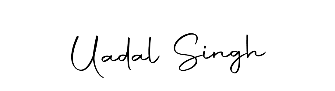 Make a beautiful signature design for name Uadal Singh. Use this online signature maker to create a handwritten signature for free. Uadal Singh signature style 10 images and pictures png